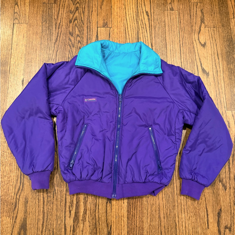 RETRO Y2K Columbia Women’s REVERSIBLE Insulated Puffer Jacket – Like New